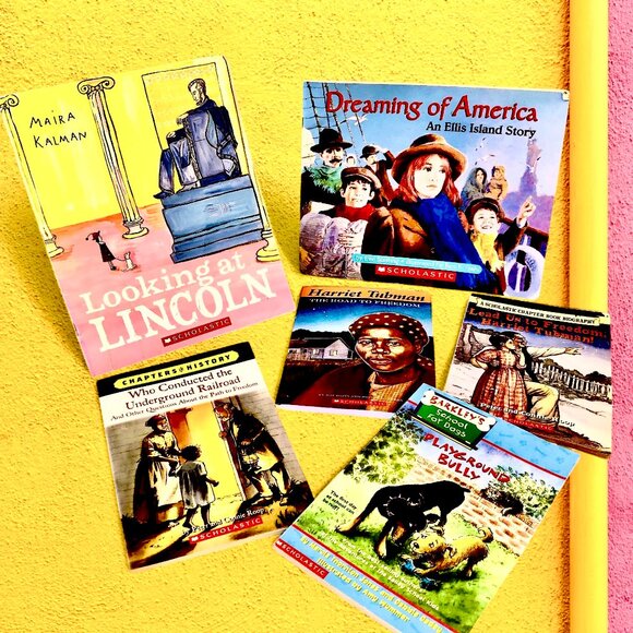 Chidrens SCOLASTIC Books American History + School for Dog LOT of 6 paperbacks - Picture 1 of 14